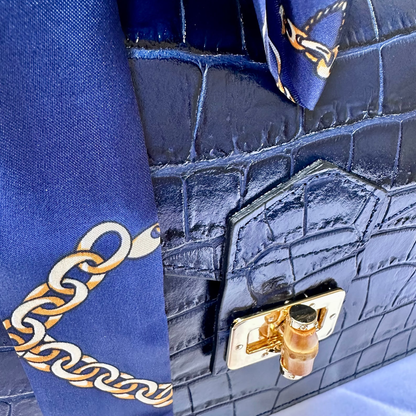 Italian Leather Tote Handbag