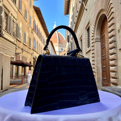 Italian Leather Tote Handbag