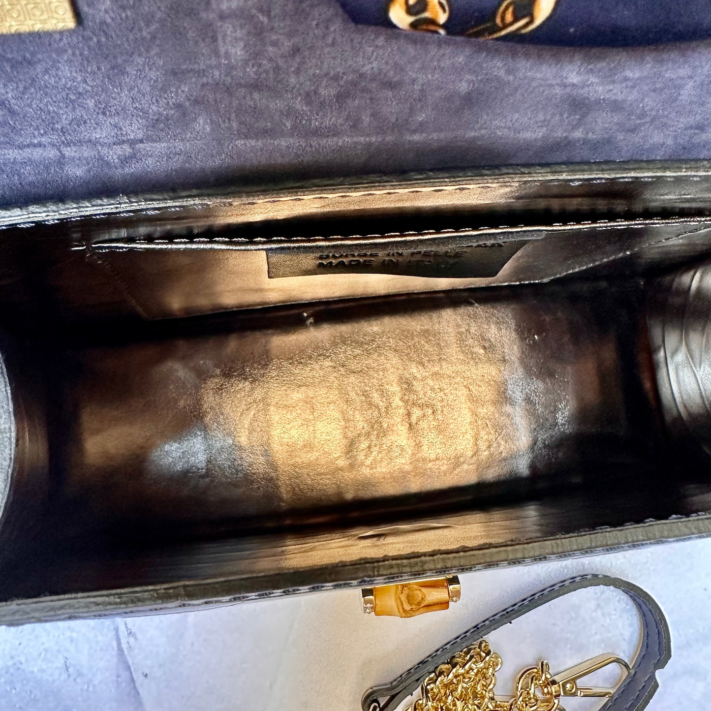 Italian Leather Tote Handbag
